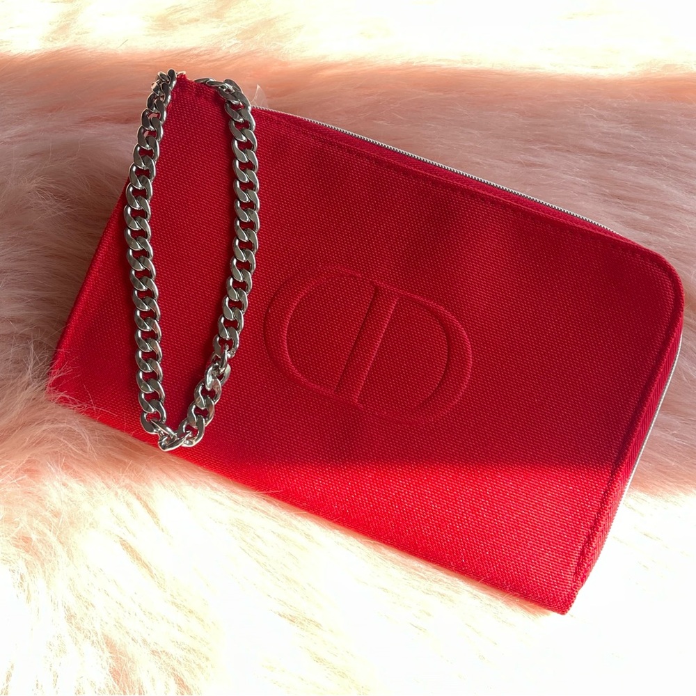 Dior makeup pouch